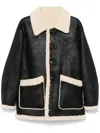 Dunst Reversible Unisex Shearling Jacket In Black