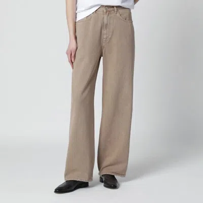 Dunst Sand Beige Relaxed Jeans In Neutral