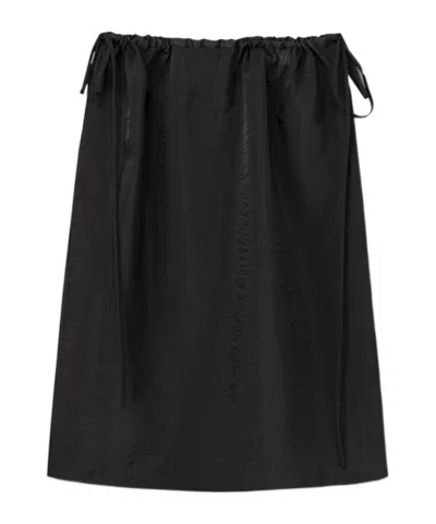 Dunst See-through Layering Skirt In Black