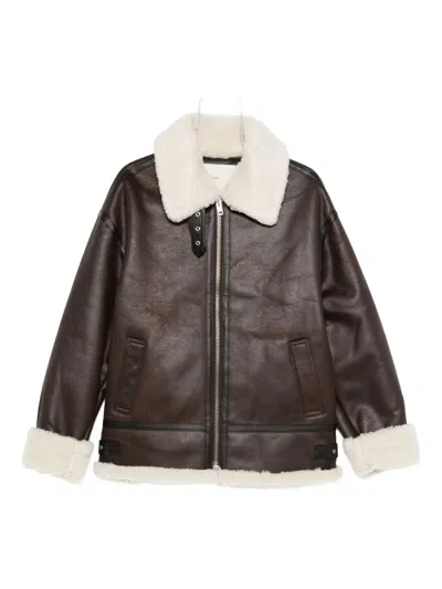 Dunst Shearling Jacket In Multi