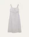 Dunst Shirred Sleeveless Midi Dress