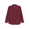 Dunst Checked Long-sleeved Shirt In Red