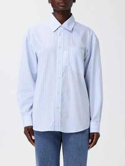 Dunst シャツ  レディース カラー ブルー In Blue
