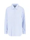 Dunst Blue Paperly Oversized Shirt In Blue