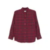 Dunst Checked Long-sleeved Shirt In Red