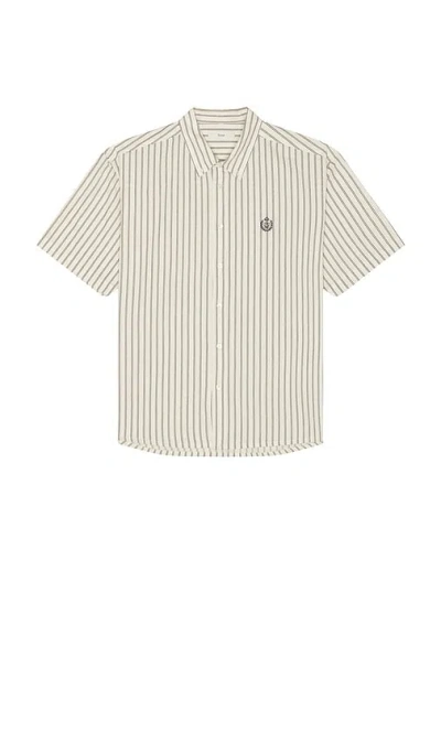 Dunst Short Sleeve Shirt In Cream