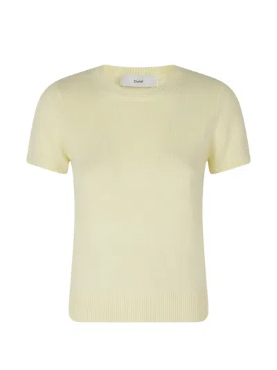 Dunst Short-sleeve Knit Sweater In White