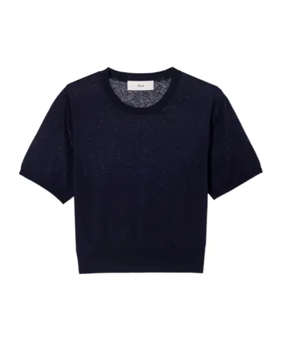 Dunst Short-sleeve Sweater In Blue