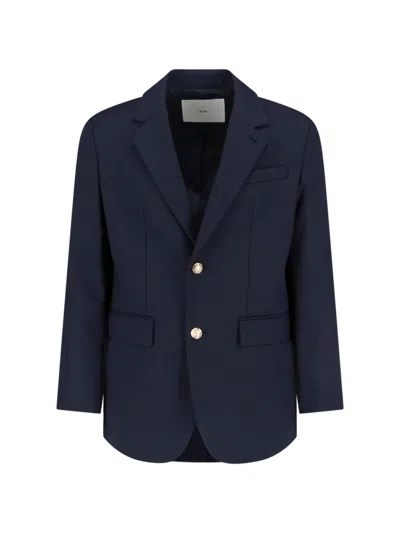 Dunst Single-breasted Blazer In Blue