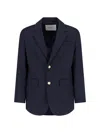 Dunst Single-breasted Blazer In Blue