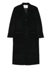 Dunst Single-breasted Coat In Black