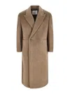 Dunst Single-breasted Coat In Brown