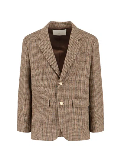 DUNST SINGLE-BREASTED WOOL BLEND BLAZER