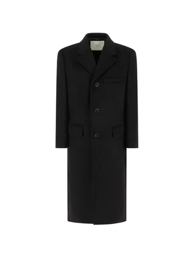 Dunst Single-breasted Coat In Black