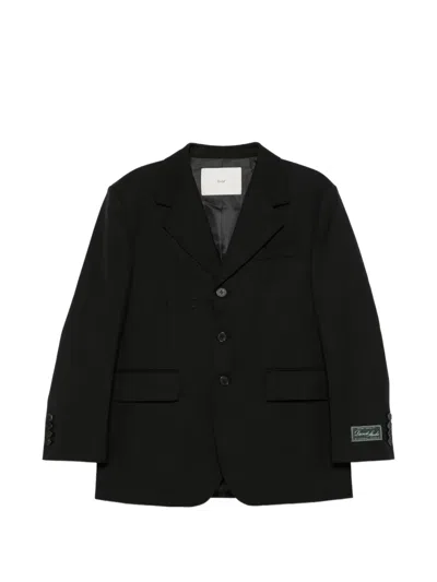 Dunst Single-breasted Notched-lapel Blazer In Black