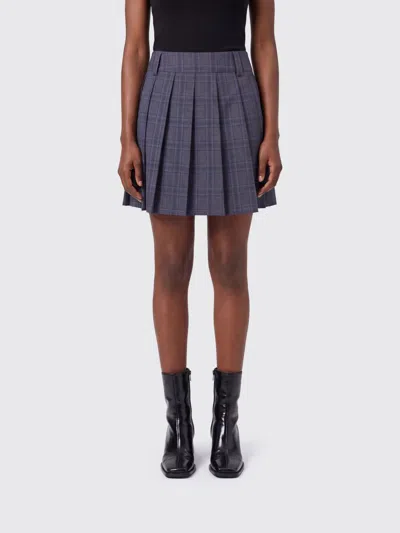 Dunst Skirt Woman Color Grey In Blue