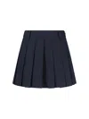 Dunst Pleated Mini Skirt In Black