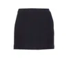 Dunst Mini Wool Skirt In Black