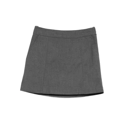 Dunst High-waisted A-line Skirt In Gray