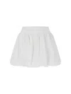 Dunst Balloon Mini Skirt In White