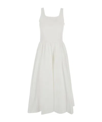 DUNST DUNST DRESS WITH SIDE ZIPPER AND PLEATS