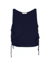 Dunst Drawstring Tank Top In Blue