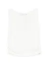 Dunst Drawstring Top In White