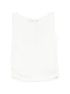 Dunst Drawstring Top In White