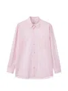 Dunst Stripe-pattern Shirt In Pink