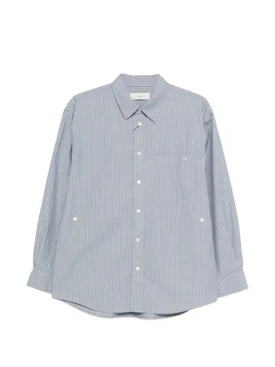 Dunst Striped Cotton Shirt In Multi