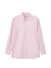 Dunst Stripe-pattern Shirt In Pink