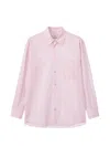 Dunst Stripe-pattern Shirt In Pink