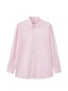 Dunst Stripe-pattern Shirt In Pink