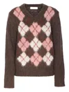 Dunst Striped Crew-neck Sweater In Multi