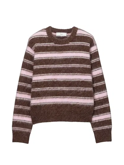 Dunst Striped Crew-neck Sweater In Multi