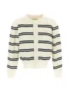 Dunst Unisex Open Collar Knit In Beige