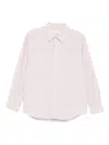 Dunst Striped Long-sleeve Shirt In Pink