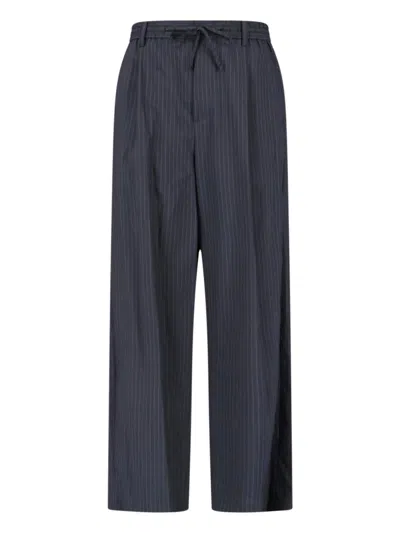 Dunst Striped Pants In Blue