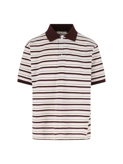 Dunst Striped Polo In Multi