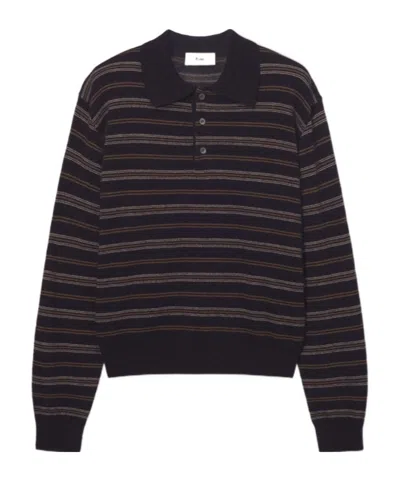 Dunst Striped Polo Shirt In Multi