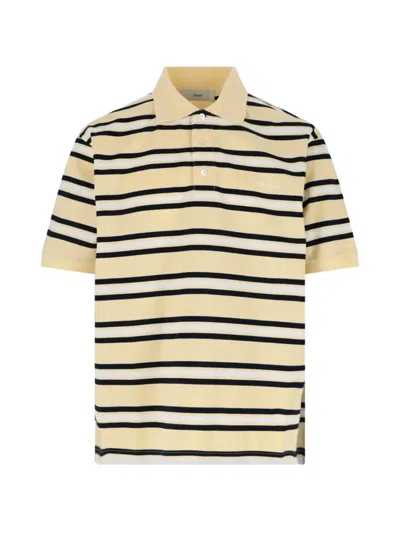 Dunst Striped Polo Shirt In Multi