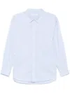 Dunst Striped Shirt In Blue