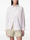 Dunst 스트라이프 셔츠 In Neutral