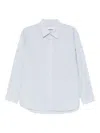 Dunst Striped Shirt In White