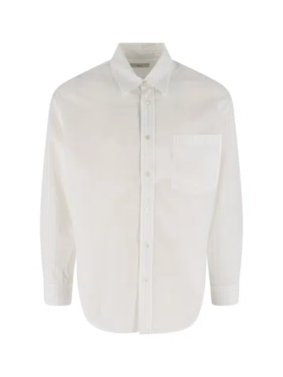 Dunst Striped Shirt In White