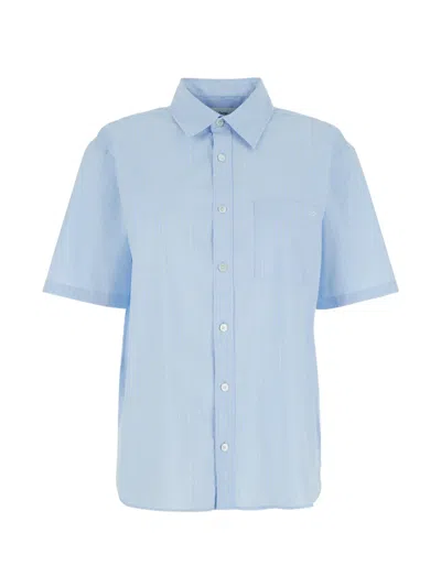 Dunst Striped Short-sleeve Shirt In Multi