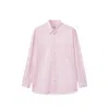 Dunst Stripe-pattern Shirt In Pink