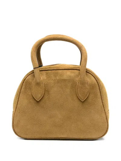 Dunst Suede Shoulder Bag In Brown