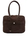 Dunst Suede Tote Bag In Brown