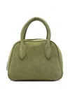 Dunst Suede Tote Bag In Green